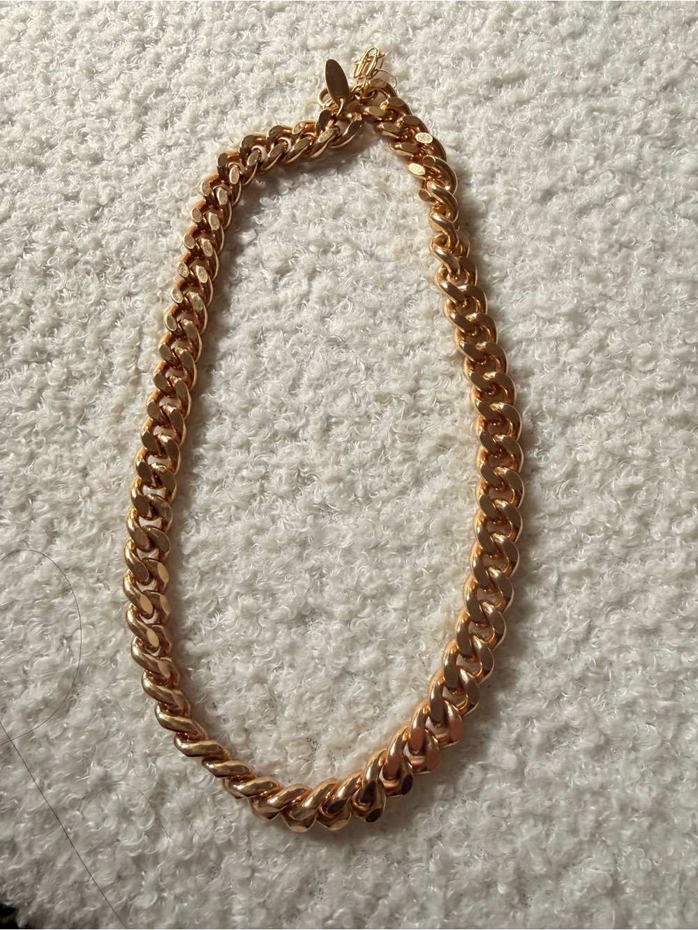 Women's Gold-Tone Curb Chain Necklace - Classic Statement